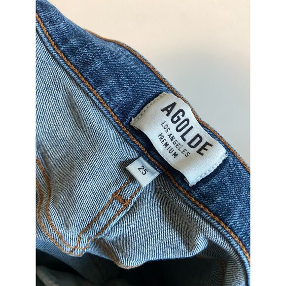 AGOLDE Sophie High Rise Skinny Crop in "spite" Size 25 - Picture 5 of 6